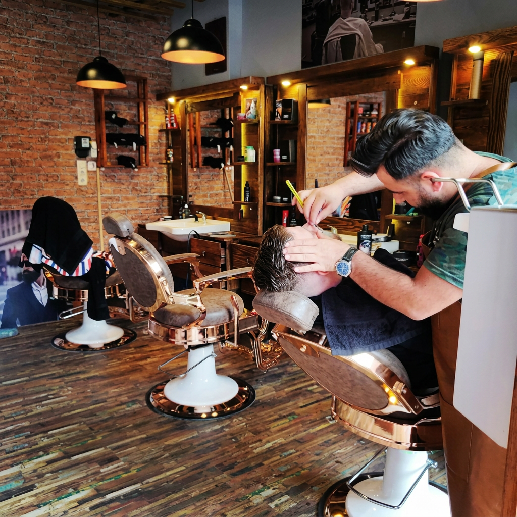 Saloum Barber Interior